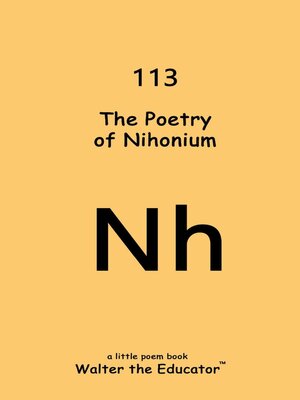 cover image of The Poetry of Nihonium